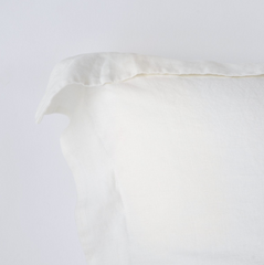 Deluxe Linen Sham in Winter White from Bella Notte Linens