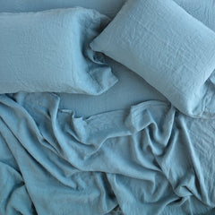 Linen King Pillowcase in Cenote from Bella Notte Linens