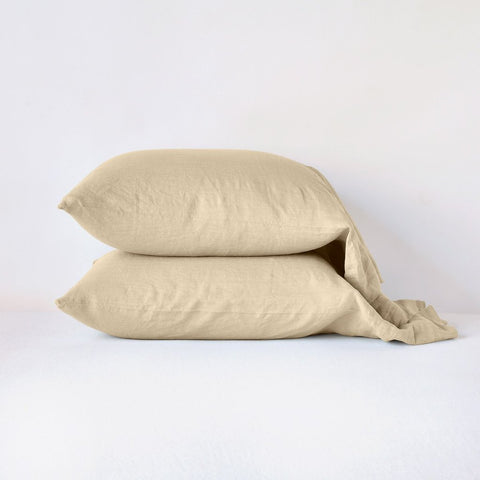 Linen Pillowcase - Honeycomb - King