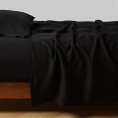 Linen Standard Pillowcase in Corvino from Bella Notte Linens