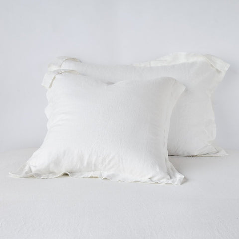 Linen Standard Sham - Winter White