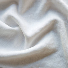 Linen Whisper Fabric in Winter White from Bella Notte Linens