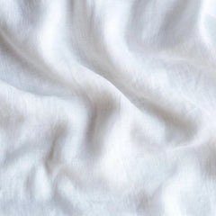 Linen Whisper Queen Duvet Cover in White from Bella Notte Linens