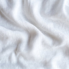 Linen Whisper Fabric in White from Bella Notte Linens