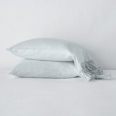 Linen Whisper Pillowcase in Cloud from Bella Notte Linens