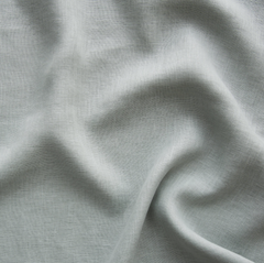 Standard Linen Whisper Pillowcase in Eucalyptus from Bella Notte Linens