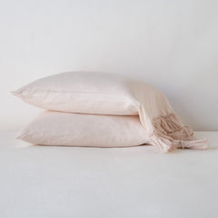 Linen Whisper Pillowcase in Pearl from Bella Notte Linens