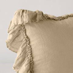 Linen Whisper Sham from Bella Notte Linens in the color Honeycomb.
