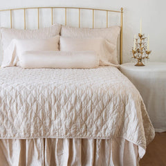 Luna King Coverlet in Pearl from Bella Notte Linens