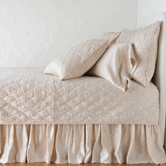 Luna King Coverlet in Pearl from Bella Notte Linens
