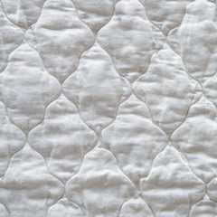 Luna King Coverlet in Winter White from Bella Notte Linens