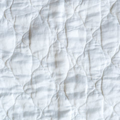 Luna Deluxe Sham in White from Bella Notte Linens