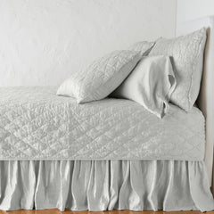 Luna King Coverlet in Sterling from Bella Notte Linens