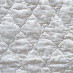 Luna Queen Coverlet in Winter White from Bella Notte Linens