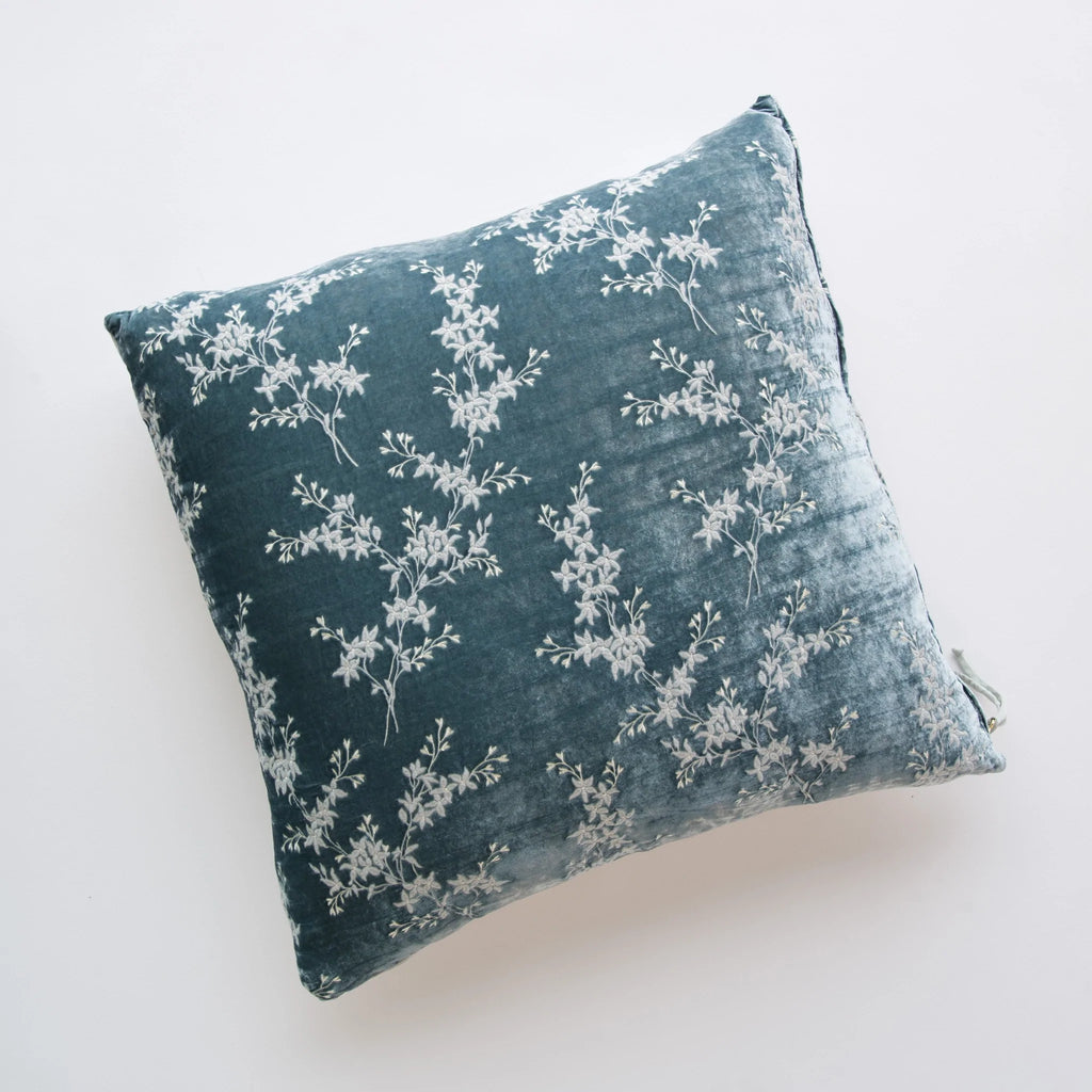 Lynette 18x18 Pillow in Mineral from Bella Notte Linens