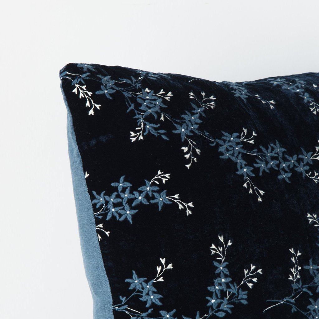 Lynette Accent Pillow in Midnight from Bella Notte Linens