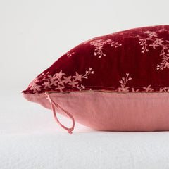 Lynette Accent Pillow in Poppy from Bella Notte Linens