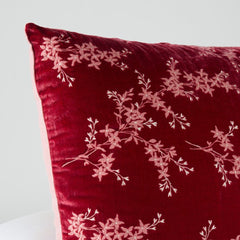 Lynette Accent Pillow in Poppy from Bella Notte Linens