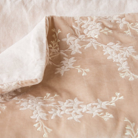 Lynette Bed End Blanket - Pearl
