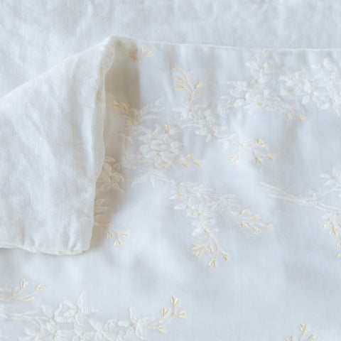 Lynette Bed End Blanket - White