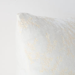 Lynette Euro Sham in Winter White from Bella Notte Linens