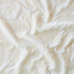 Lynette Fabric in Winter White from Bella Notte Linens