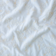 Lynette Throw Blanket in White from Bella Notte Linens