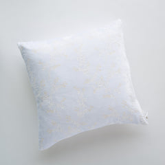 Lynette 24x24 Square Throw Pillow in White from Bella Notte