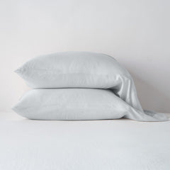 Madera Luxe King Pillowcase in Cloud from Bella Notte Linens