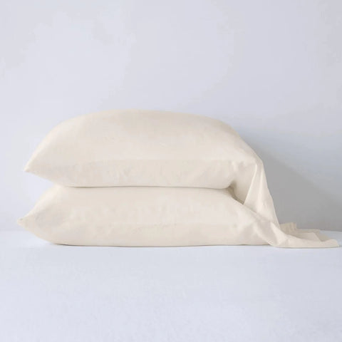 Madera Luxe Pillowcase - Parchment - King