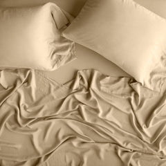Madera Luxe King Pillowcase in Honeycomb from Bella Notte Linens
