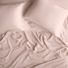 Madera Luxe King Pillowcase in Rouge from Bella Notte Linens