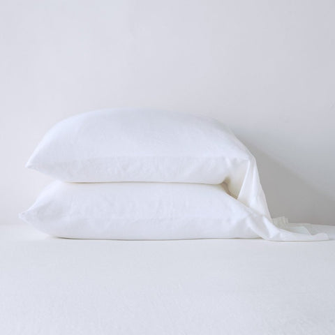 Madera Luxe Pillowcase - White - Standard