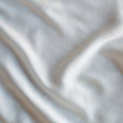 Madera Luxe Twin Fitted Sheet in Winter White from Bella Notte Linens