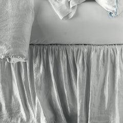 Paloma Bed Skirt in Cloud from Bella Notte Linens