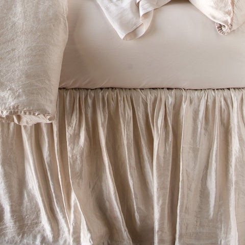Paloma Bed Skirt - Pearl - Queen - COMING SOON!