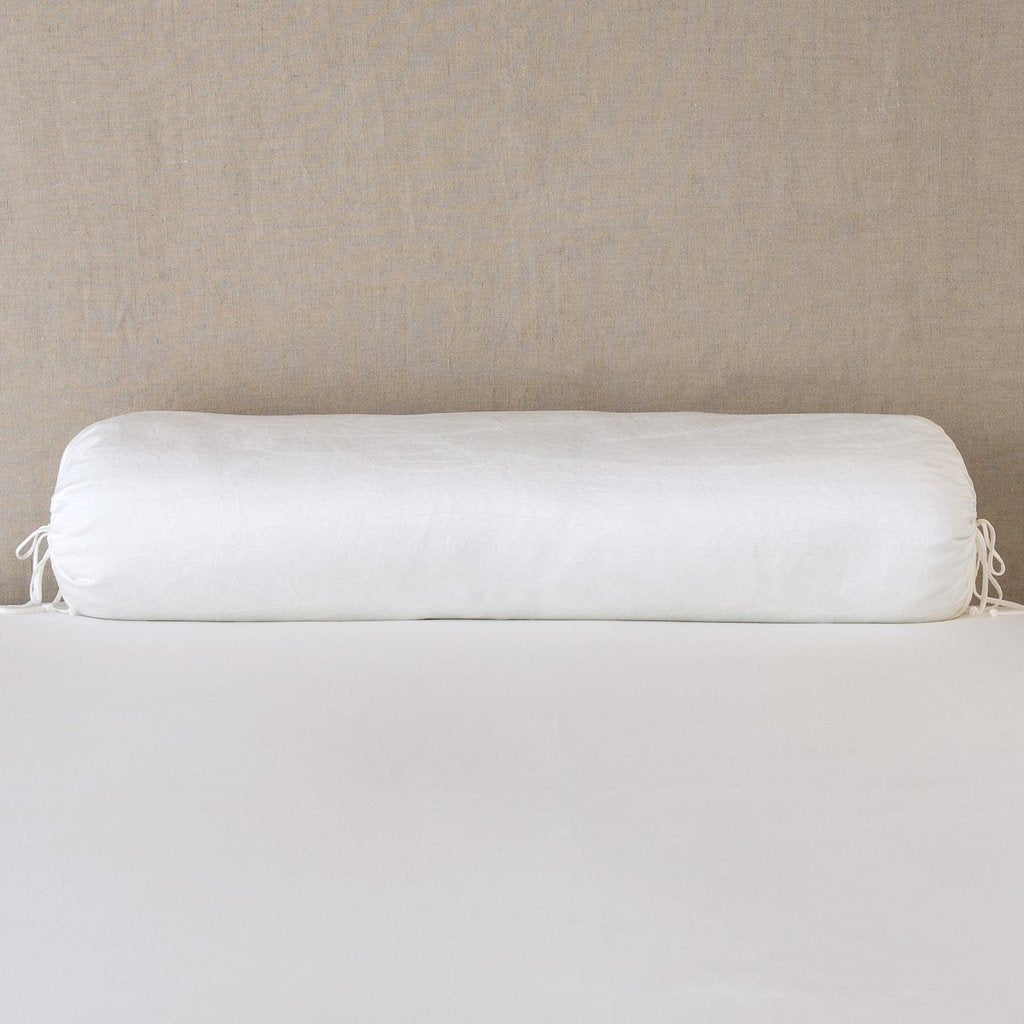 Paloma Bolster in Winter White from Bella Notte Linens