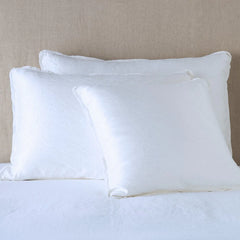 Paloma Deluxe Sham in White from Bella Notte Linens
