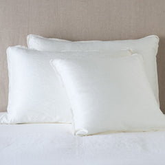 Paloma Deluxe Sham in Winter White from Bella Notte Linens