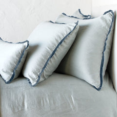 Paloma Euro Sham in Mineral from Bella Notte Linens