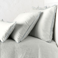 Paloma Euro Sham in Sterling from Bella Notte Linens