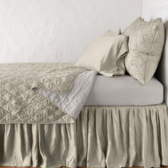 Paloma King Pillowcase in Fog from Bella Notte Linens