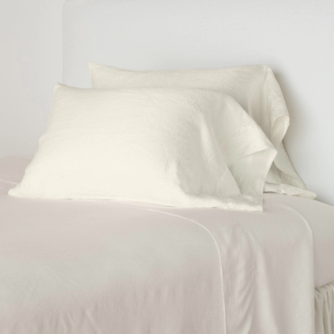 Paloma King Pillowcase in Parchment from Bella Notte Linens