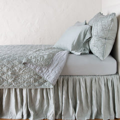 Paloma King Pillowcase in Mineral from Bella Notte Linens