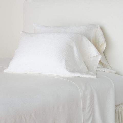 Paloma Pillowcase - Winter White - Standard