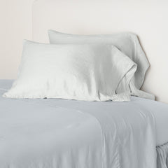 Paloma Pillowcase from Bella Notte Linens in the color Cloud.