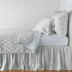 Paloma Pillowcase from Bella Notte Linens in the color Cloud.