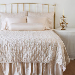 Paloma Pillowcase from Bella Notte Linens in the color Pearl.