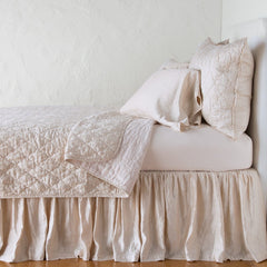 Paloma Pillowcase from Bella Notte Linens in the color Pearl.