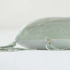 Taline Lumbar Pillow in Eucalyptus from Bella Notte Lines